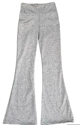 Dori Creations - Grey/White Flare Leggings