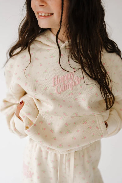 Happy Camp3r - Peony Sprinkle Youth Hoodie