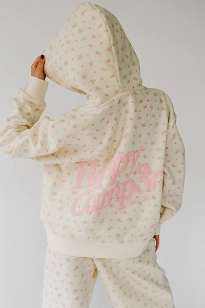 Happy Camp3r - Peony Sprinkle Youth Hoodie