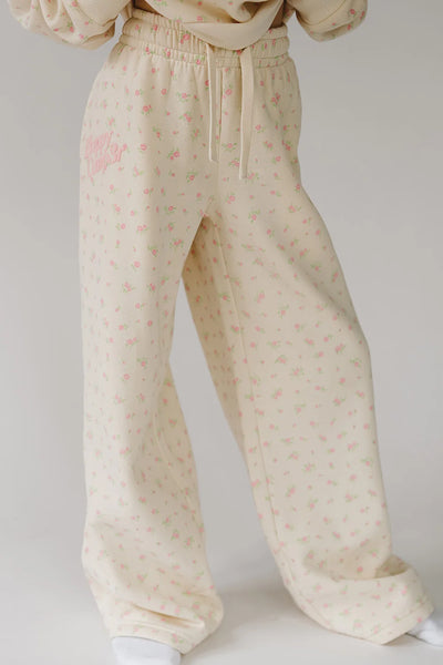 Happy Camp3r - Peony Sprinkle Youth Sweatpants