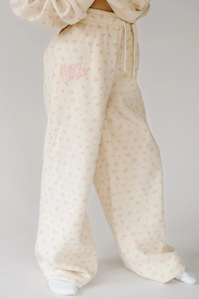 Happy Camp3r - Peony Sprinkle Youth Sweatpants