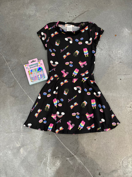 Tweenstyle -  All Over Print skater dress