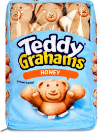 Iscream - Teddy Grahams Honey Packaging Plush