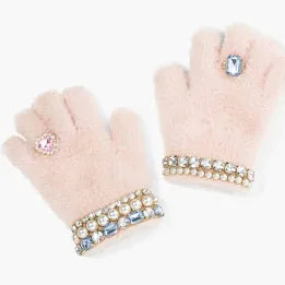 Super Smalls - Cotton Candy Jeweled Gloves