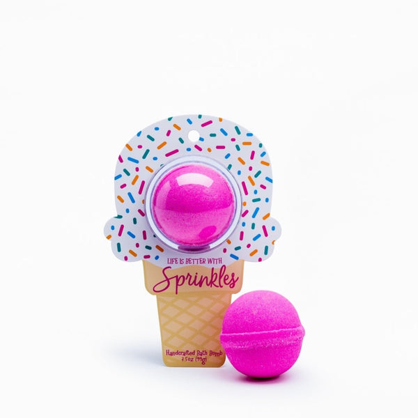 Cait + Co - Life Is Better With Sprinkles Ice Cream Bath Bomb