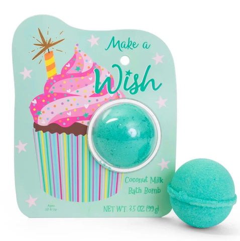 Cait  + Co - Birthday Cupcake Clamshell Bath Bomb - Make A Wish