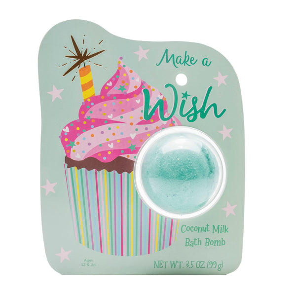 Cait  + Co - Birthday Cupcake Clamshell Bath Bomb - Make A Wish