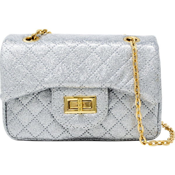 Zomi Gems - Classic Quilted Sparkle Mini Purse