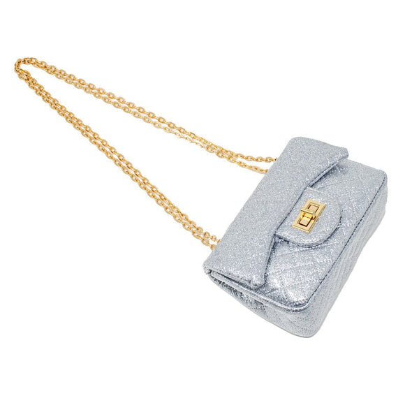 Zomi Gems - Classic Quilted Sparkle Mini Purse