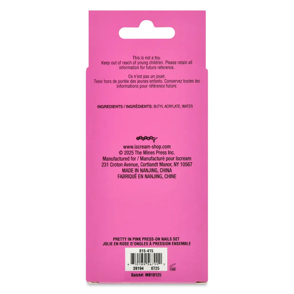 Iscream - Pretty In Pink Press On Nail Set