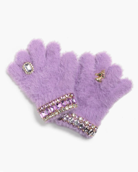 Super Smalls - Lavender Dreams Jeweled Gloves