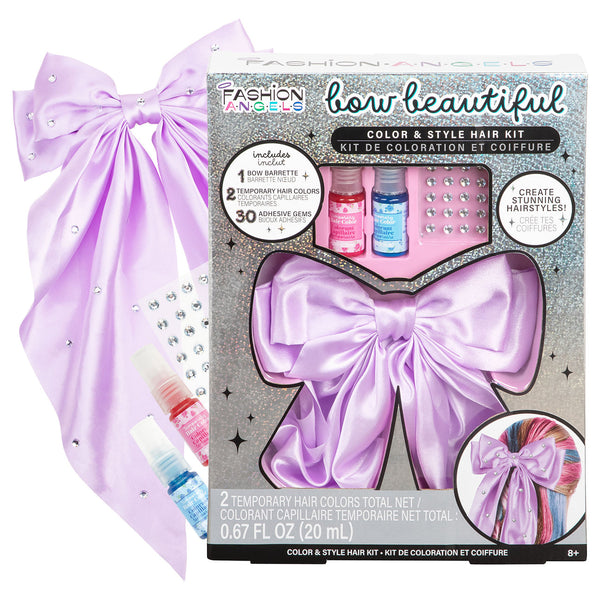 Fashion Angels - Bow Beautiful Temporary Hair Color & Styling Kit