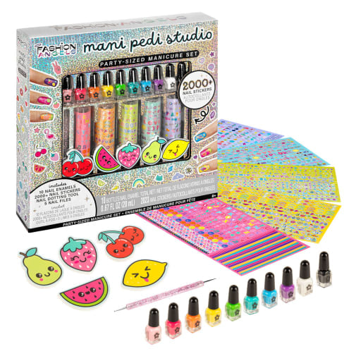 Fashion Angels - Mani Pedi Studio - Party Sized Nail Art Kit
