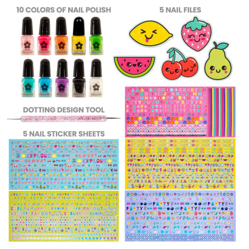 Fashion Angels - Mani Pedi Studio - Party Sized Nail Art Kit