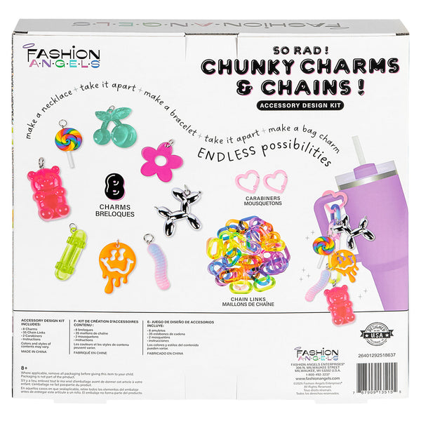 Fashion Angels - So Rad! Chunky Charms & Chains Accessory Design Kit