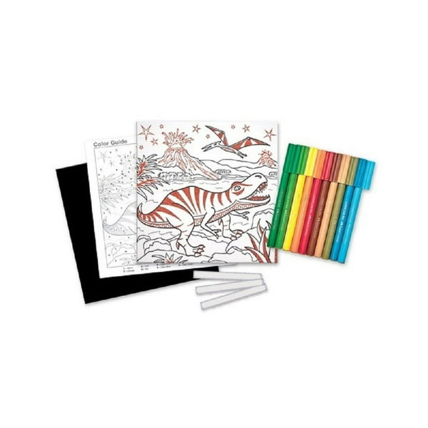Faber-Castell -Color By Number - T-Rex Foil Fun