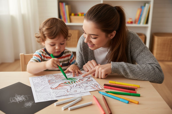 Faber-Castell -Color By Number - T-Rex Foil Fun