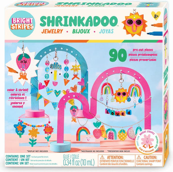 Bright Stripes - Shrinkadoo Jewelry