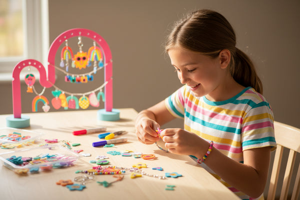 Bright Stripes - Shrinkadoo Jewelry