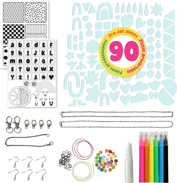 Bright Stripes - Shrinkadoo Jewelry