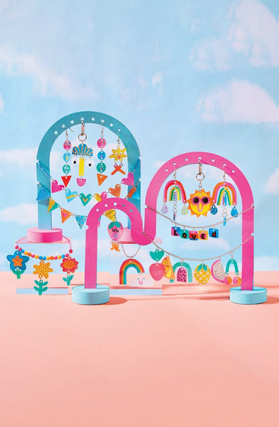 Bright Stripes - Shrinkadoo Jewelry