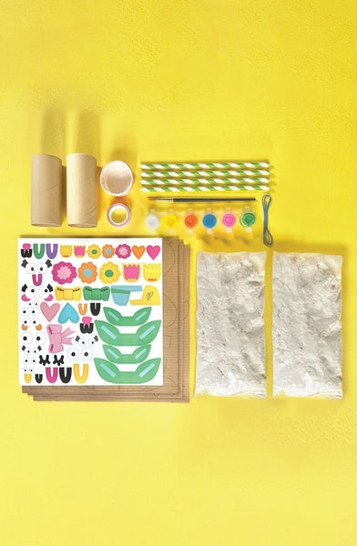 Bright Stripes - Paper Mache All Day