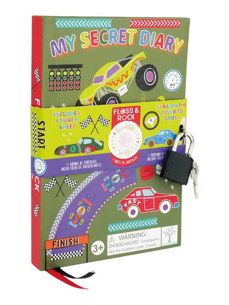 Floss and Rock -  Floss & Rock My Secret Scented Diary -Cars
