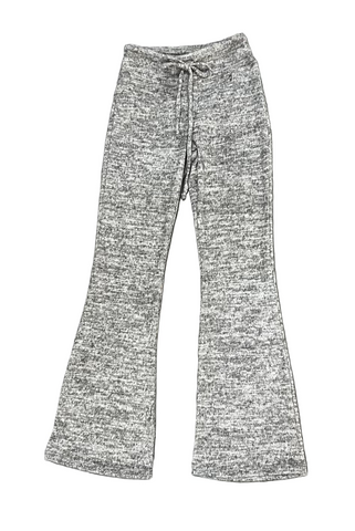 SLS Apparel - Flare Drawstring Pants - Heather Grey