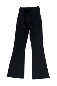 SLS Apparel - Flare Drawstring Pants - Black