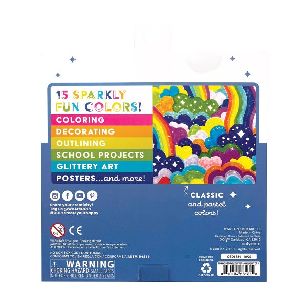 Ooly-Rainbow Sparkle Glitter Marker