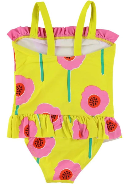 Stella McCartney - Yellow and Pink Floral Swimsuit