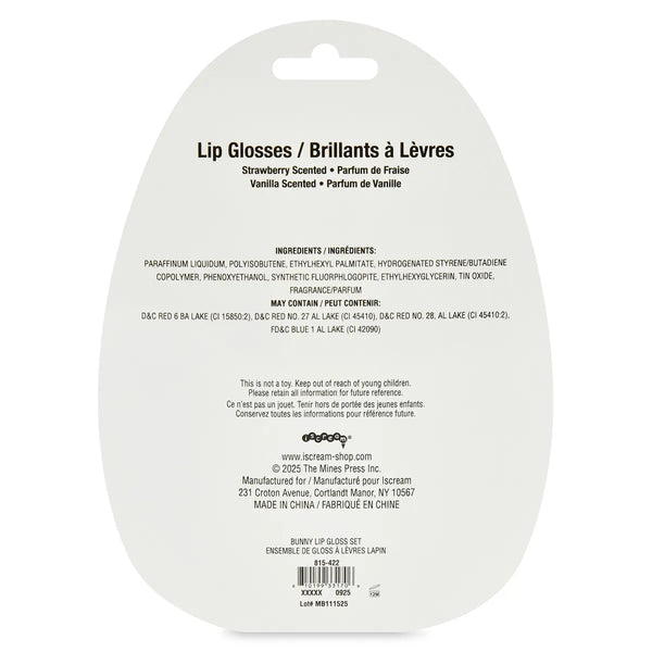 Iscream - Bunny Lip Gloss Set