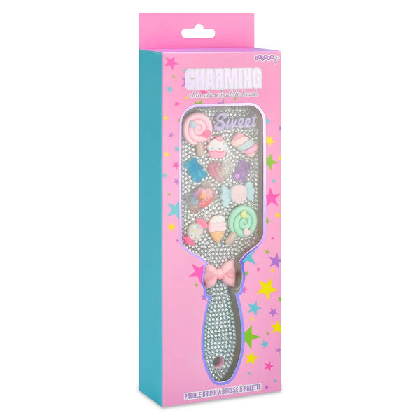 Iscream - Charming Rhinestone Paddle Brush