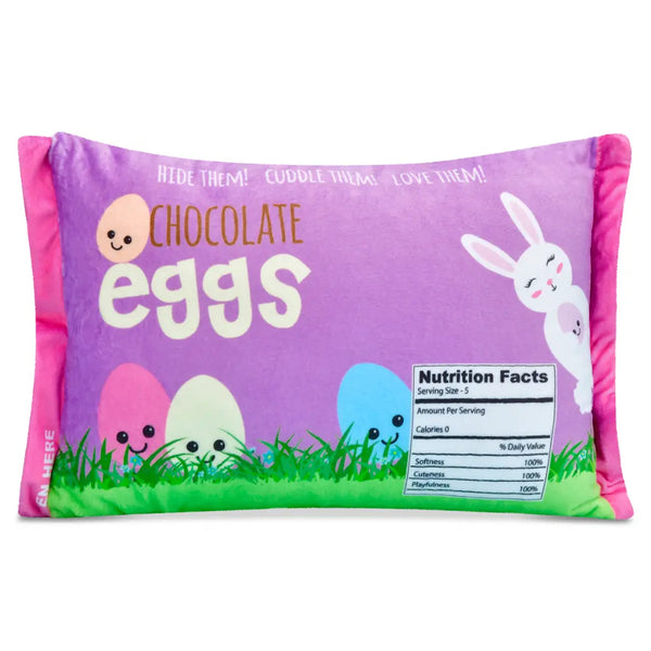 Iscream -Chocolate Easter Egg Buddies Packaging Fleece Plush