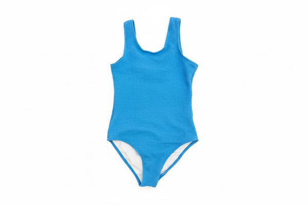 Tweenstyle - Turquoise Crinkle One Piece Swimsuit