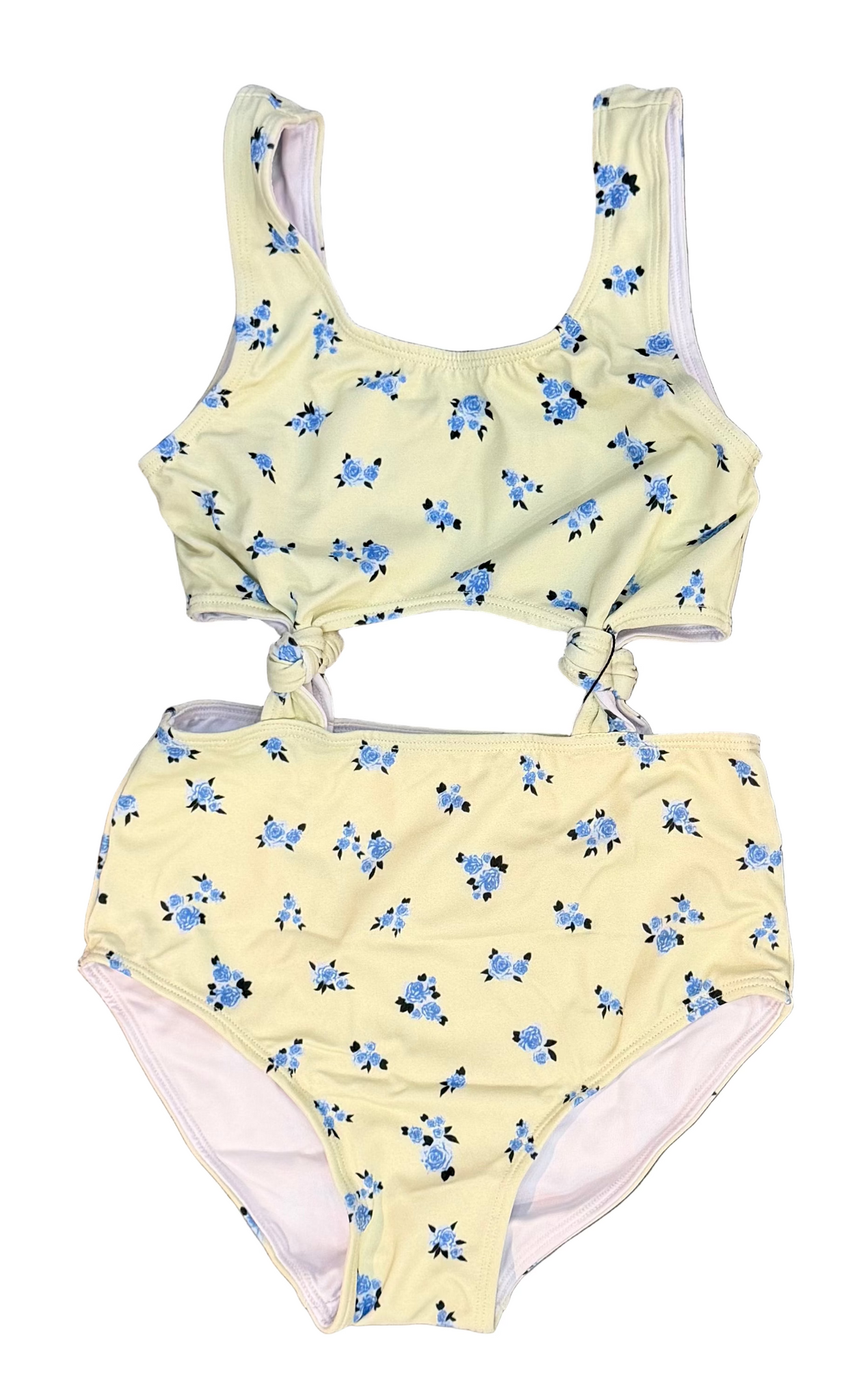Flowers by Zoe - Yellow/Blue Floral Swimsuit