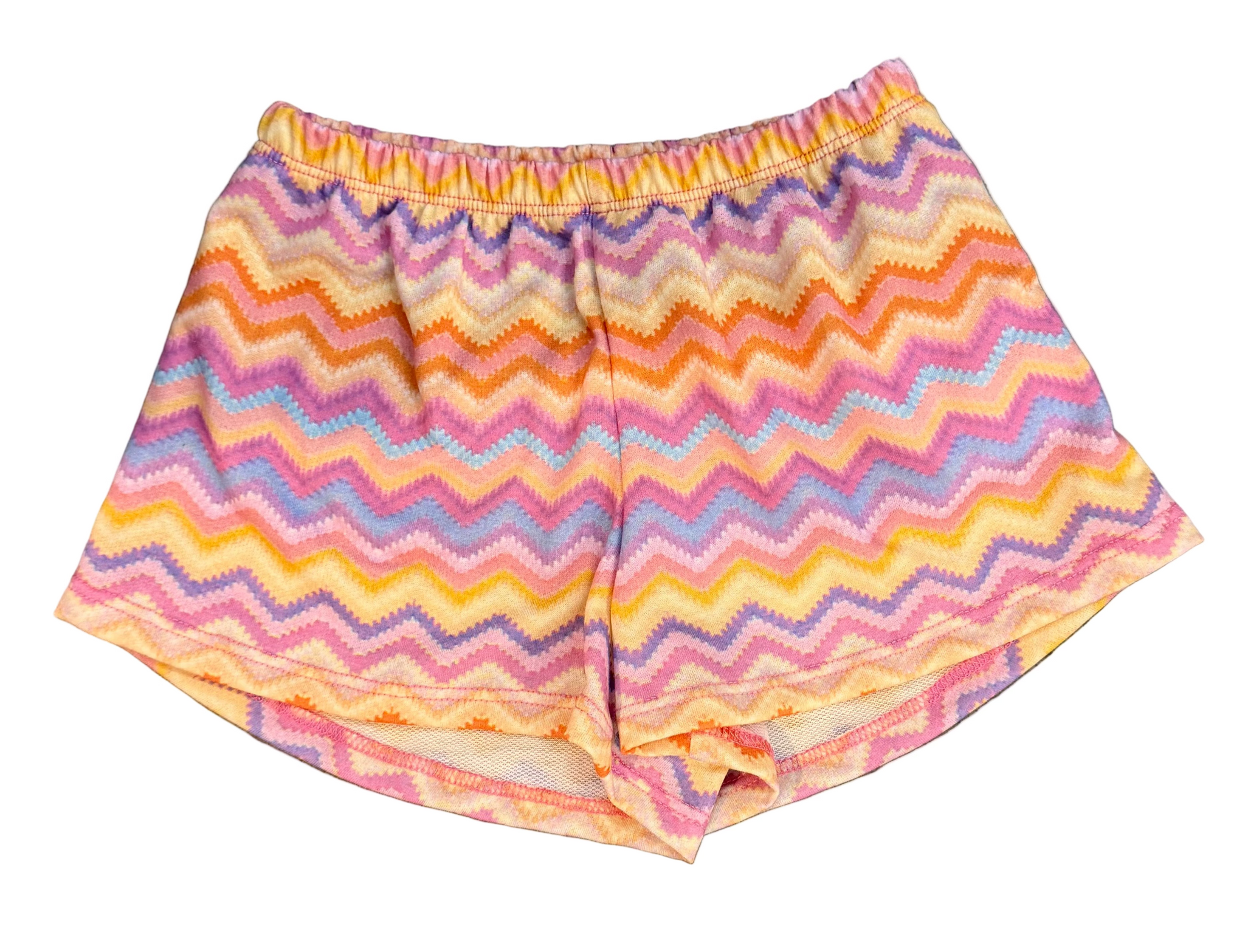 Cruz - Zig Zag Patterned Cover Up Shorts