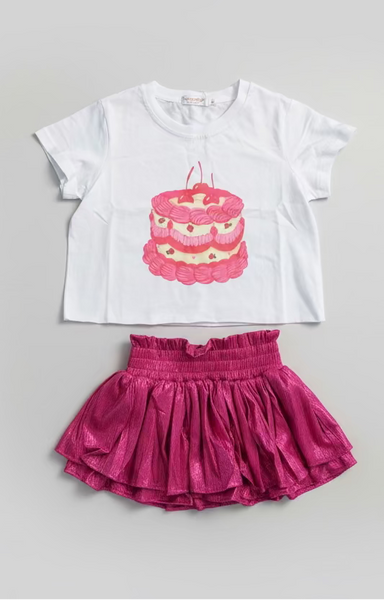 Tweenstyle by Stoopher - Pink Cake Boxy Tee