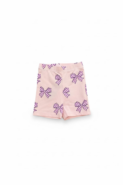 Chaser - Checkered Bow Printed Shorts