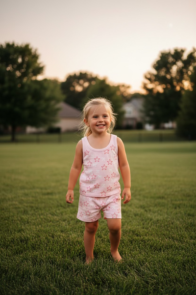 Chaser - Bows and Stars Printed Shorts