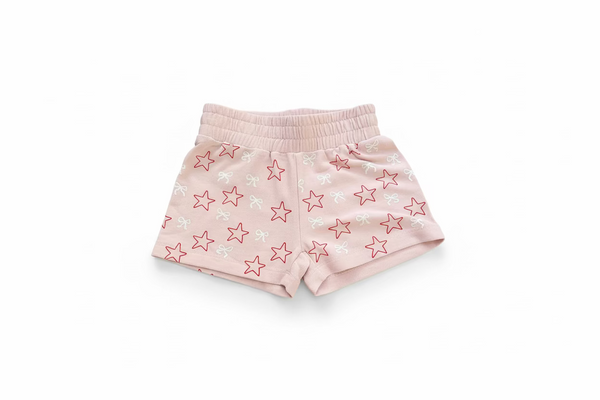 Chaser - Bows and Stars Printed Shorts