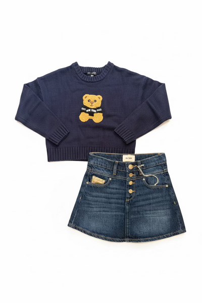 Ava & Yelly-Long Sleeve New York Bear Sweater