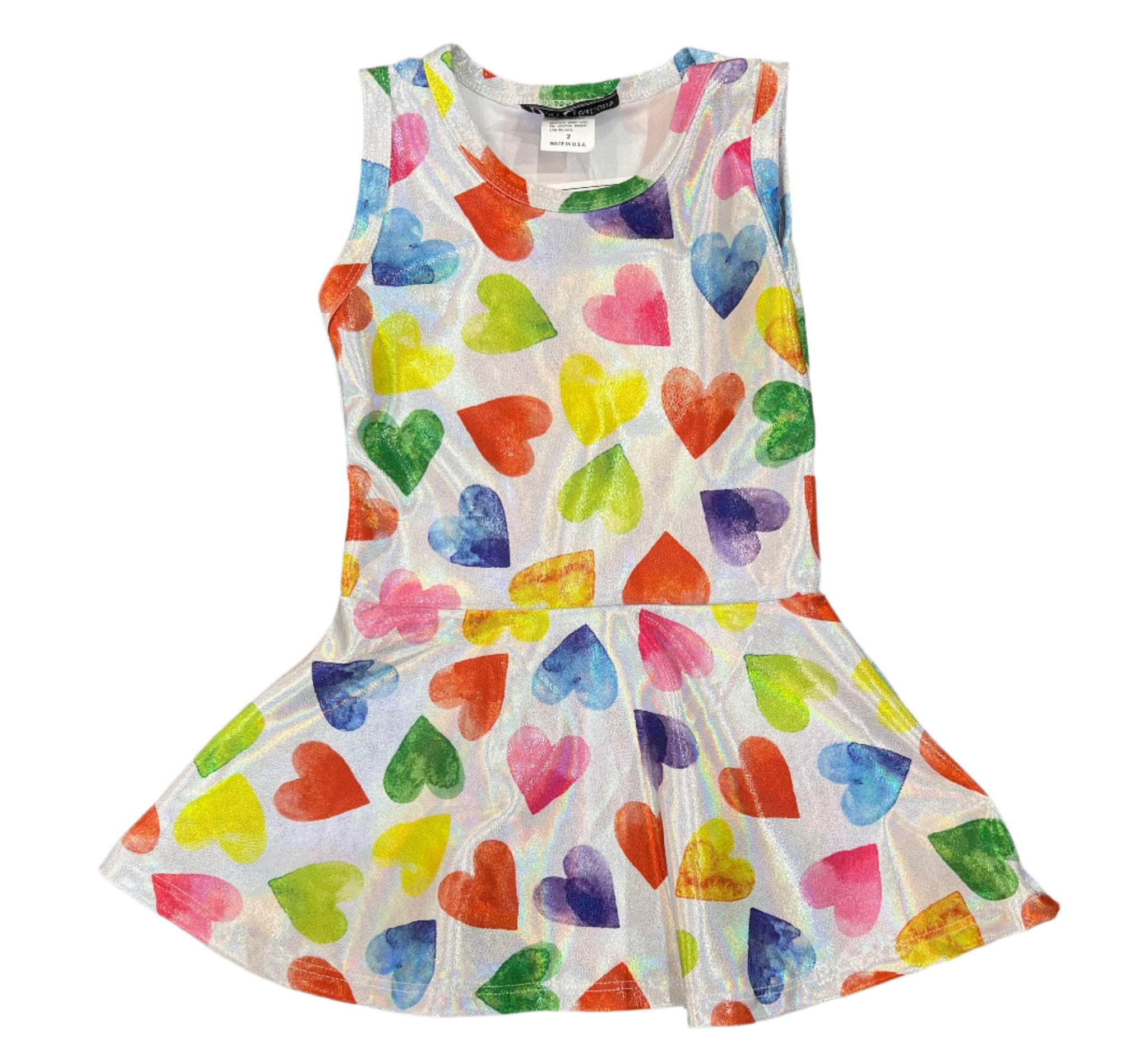 Dori Creations - Silver Heart Skater Dress