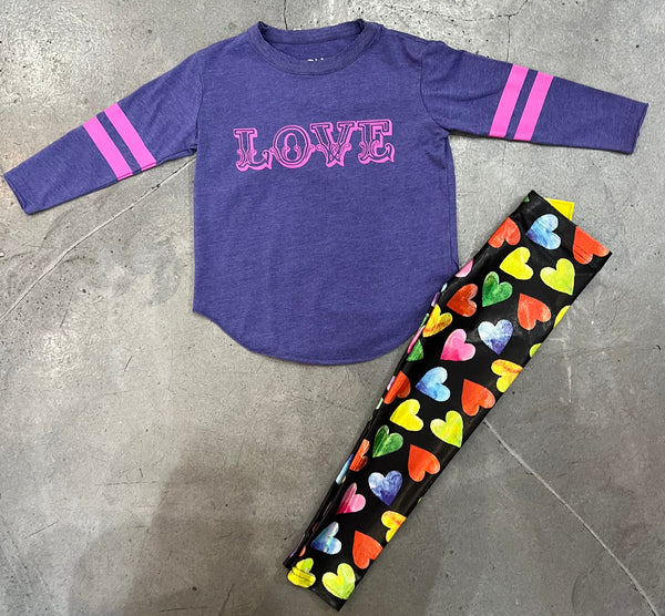 Dori Creations - Multi Heart Leggings