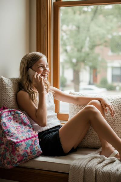 Suzette -Seamless Floral Textured Tank-White
