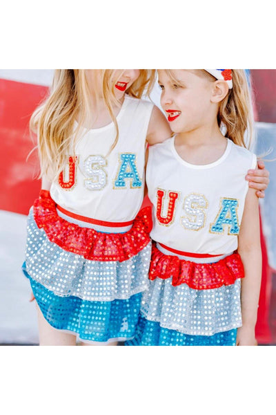 USA Tank and Skort Set