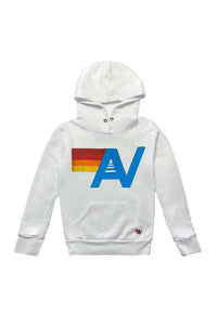 Aviator Nation Kids - Logo Pullover Hoodie - White