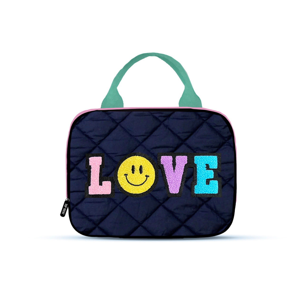 Top Trenz - Navy Puffer Lunch Box Love Patch