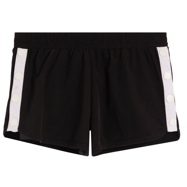 Flowers by Zoe - Black Side Snap Shorts