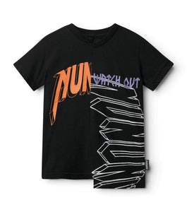 Nununu - Unbalanced T-Shirt - Black